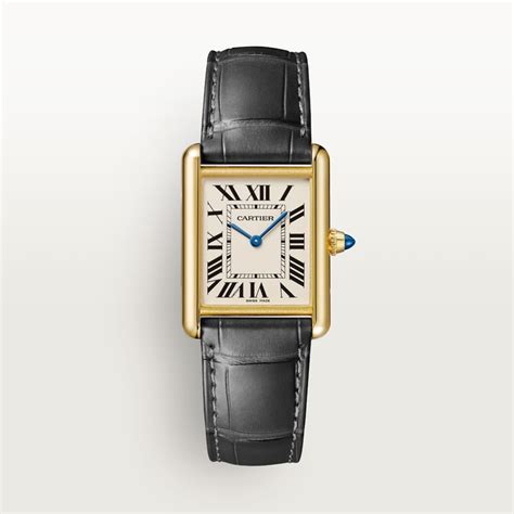 cartier gold ladies tank watch gold deployant|cartier tank louis.